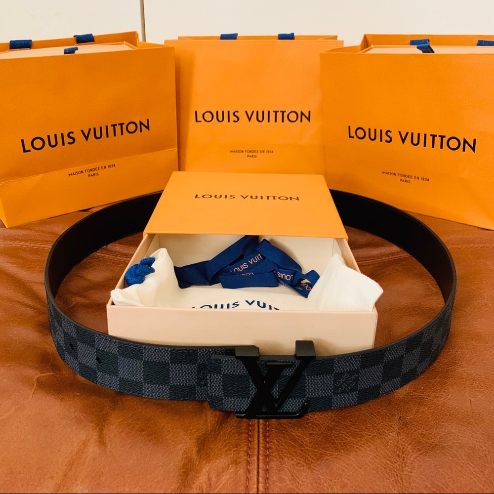 🔱Louis Vuitton | Belt Damier Graphite🔱